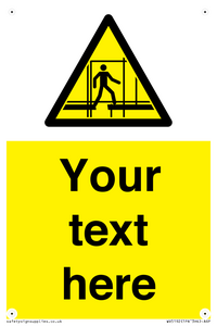 Custom Scaffold Incomplete Sign